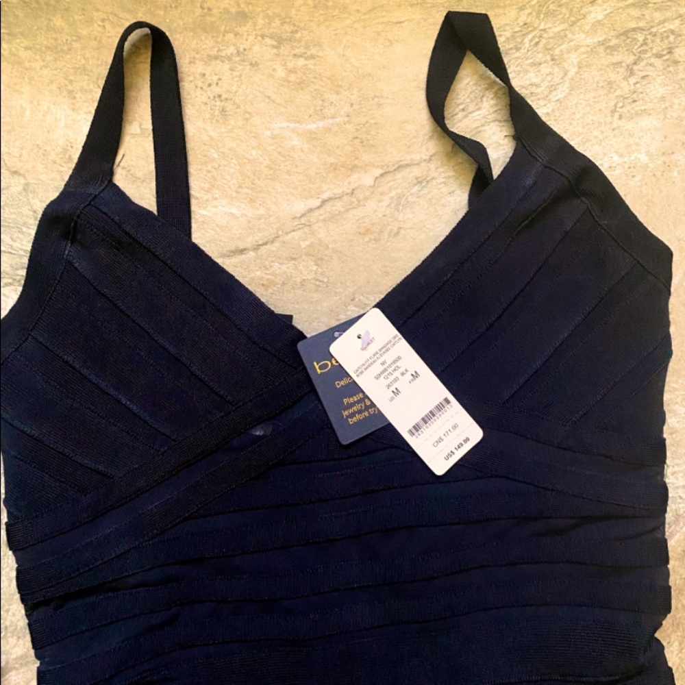 Black BEBE short dress